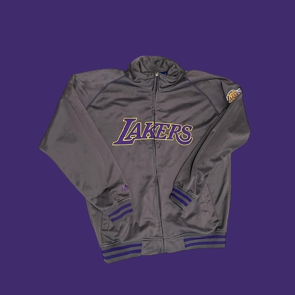 Lakers by Majestic Zip Up Jacket - Picture 1 of 3